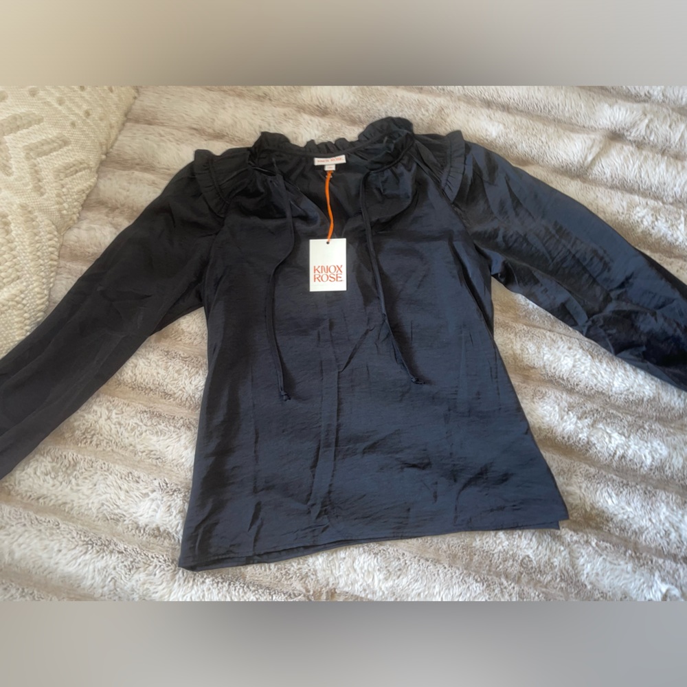 Cute Knox rose silk dress shirt